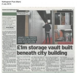 Safety Deposit Box In Nottingham Post